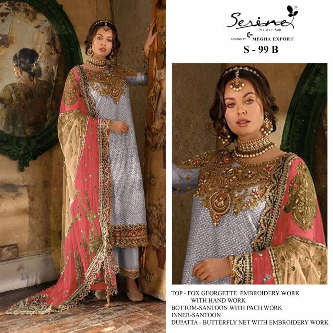S 99 A To D By Serine Pakistani Suits Catalog